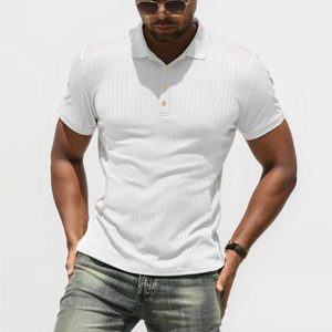 Striped Mercerized Polo