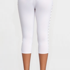 Lace-Up Capri Leggings