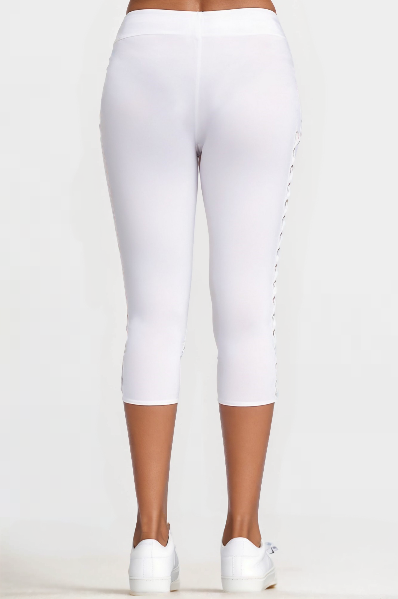 Lace-Up Capri Leggings