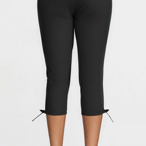 Lace-Up Capri Leggings