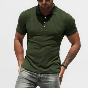 Striped Mercerized Polo