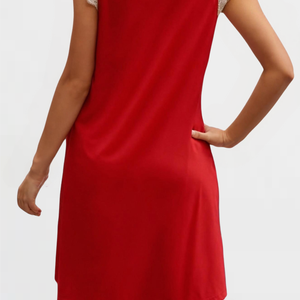 Elegant Edge Midi Lace Dress