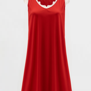 Elegant Edge Midi Lace Dress