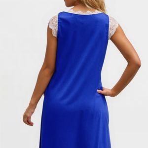 Elegant Edge Midi Lace Dress