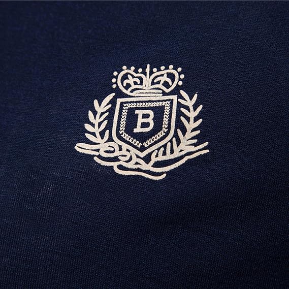 Badge Detail Fitted T-Shirt