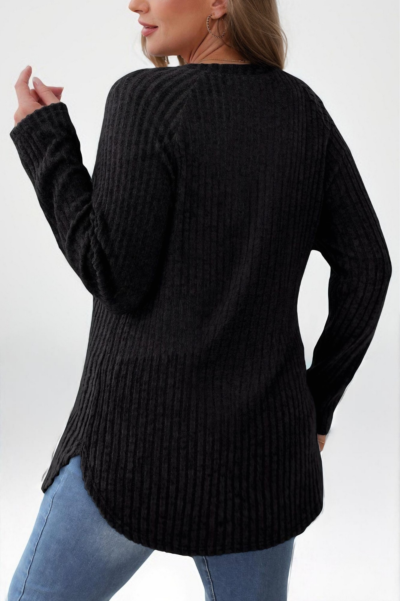 Loose Round Neck Top