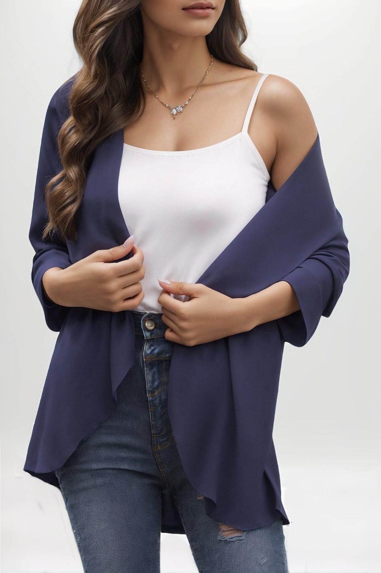 Elegance Ruffle Cardigan