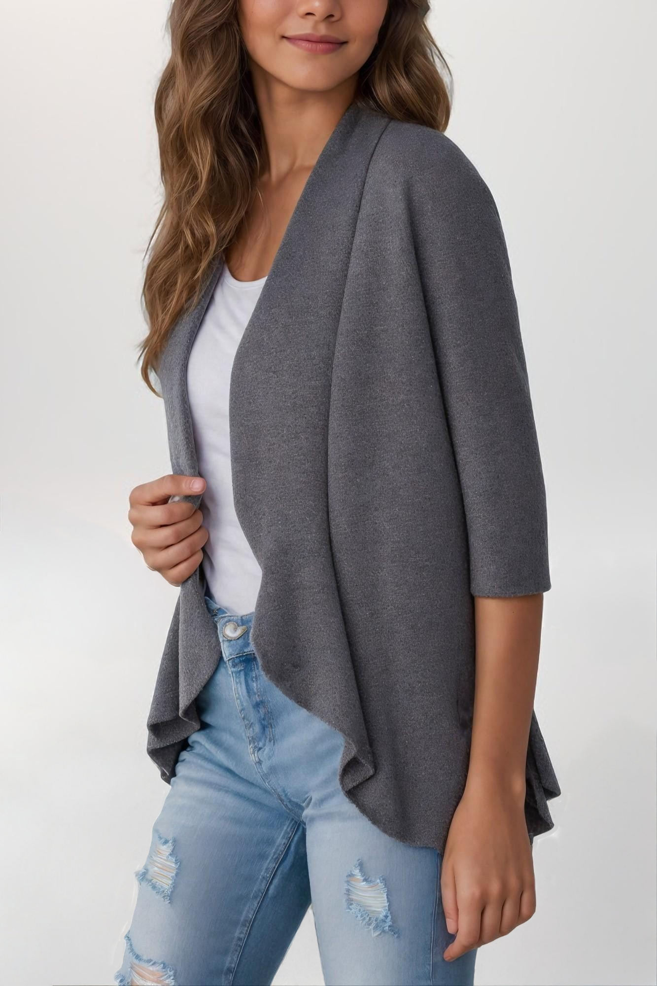 Elegance Ruffle Cardigan