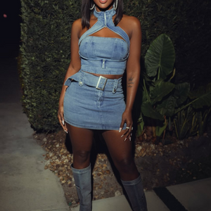 Azure Denim Set