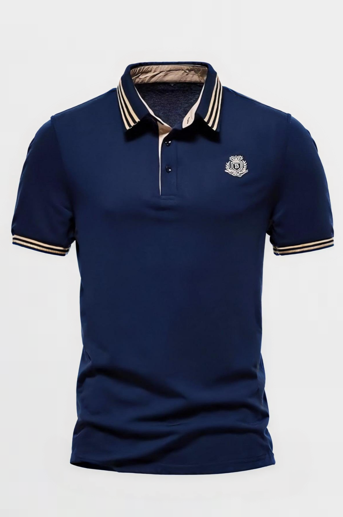 Badge Detail Fitted T-Shirt