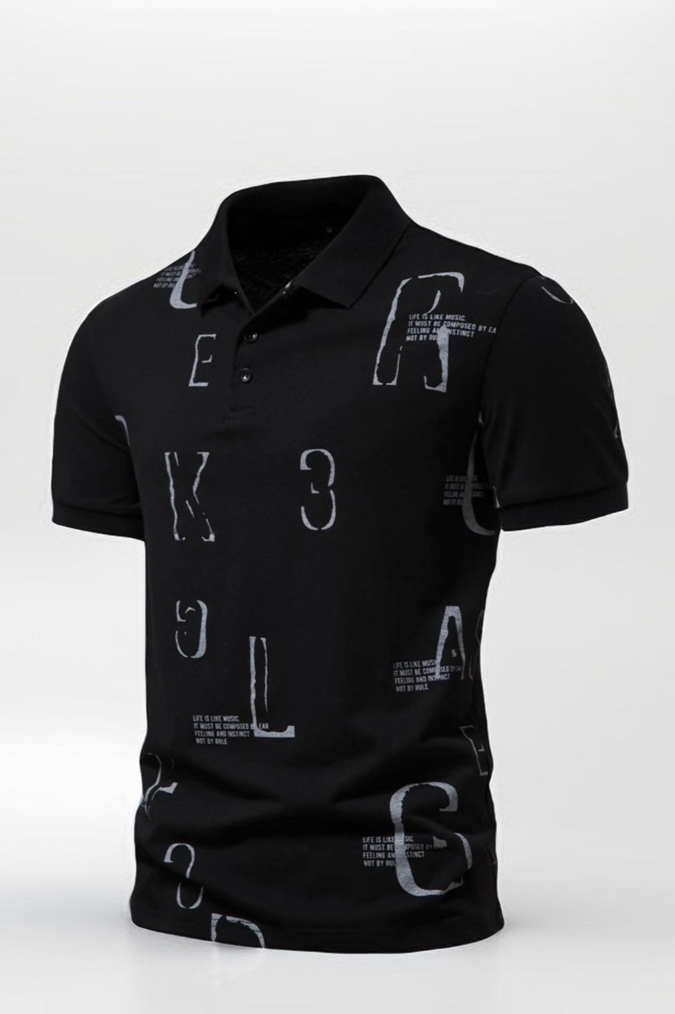 Modern Lapel T-Shirt