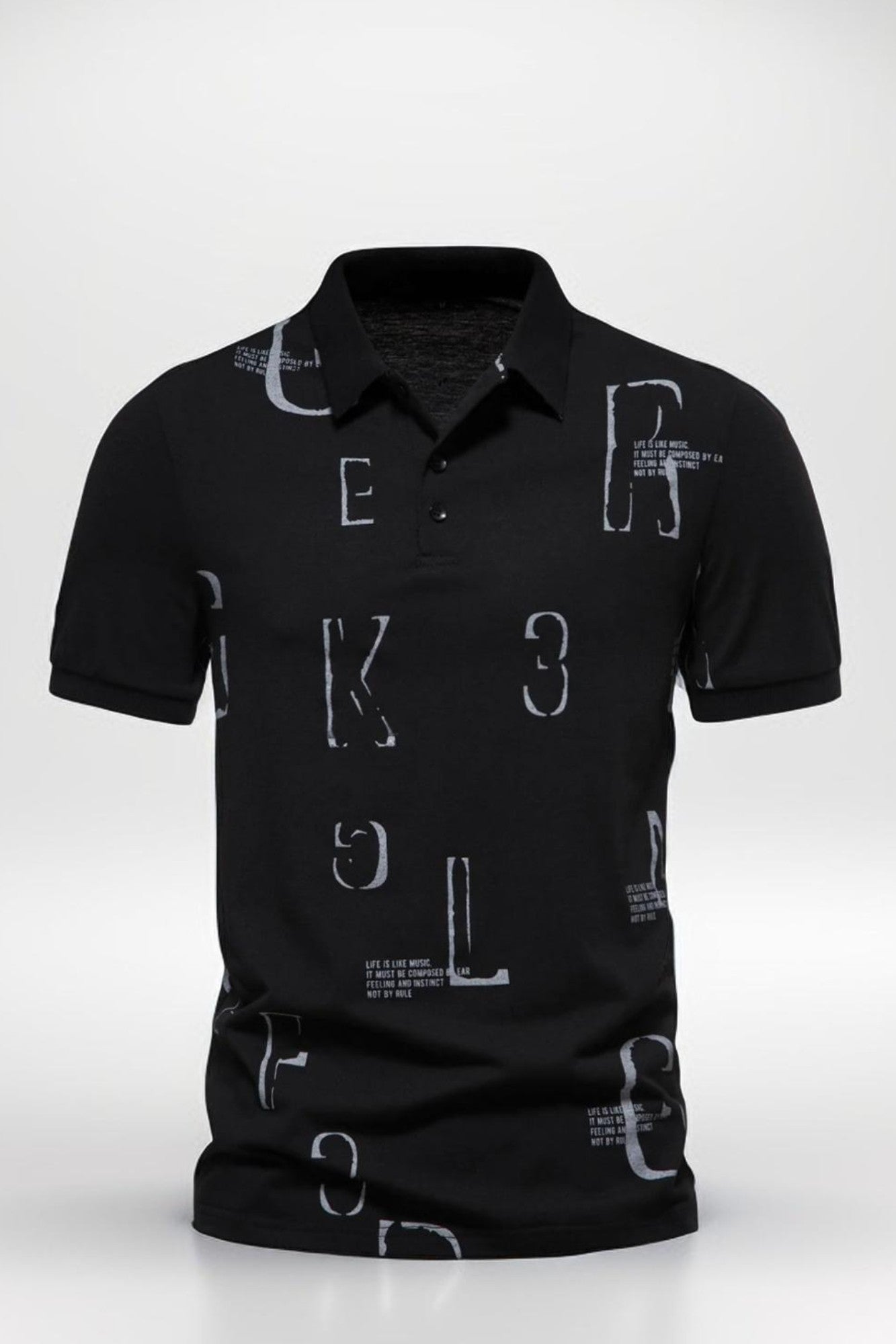 Modern Lapel T-Shirt