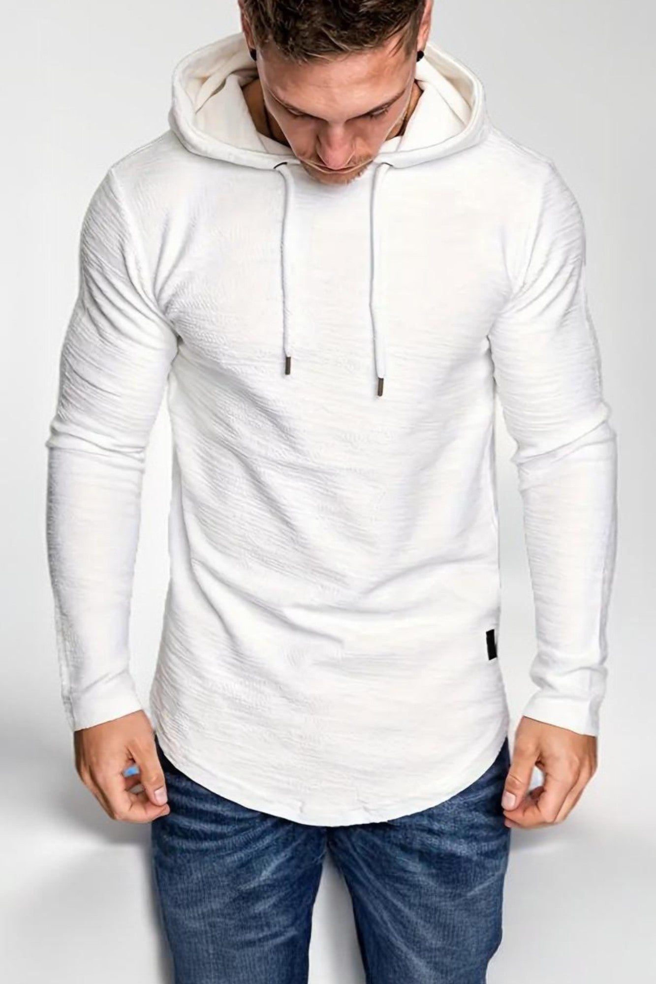 Slim-Fit Hooded Sweater
