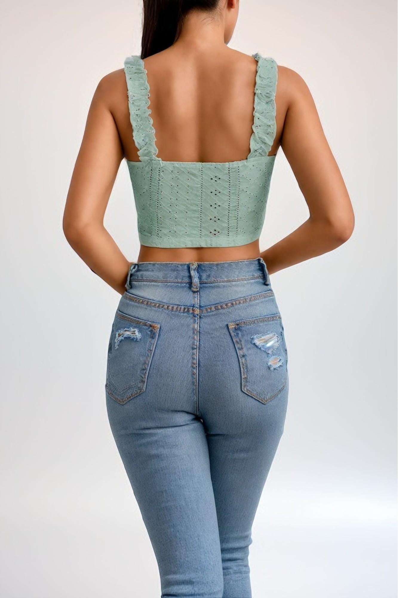 Twilight Elegance Bow Top