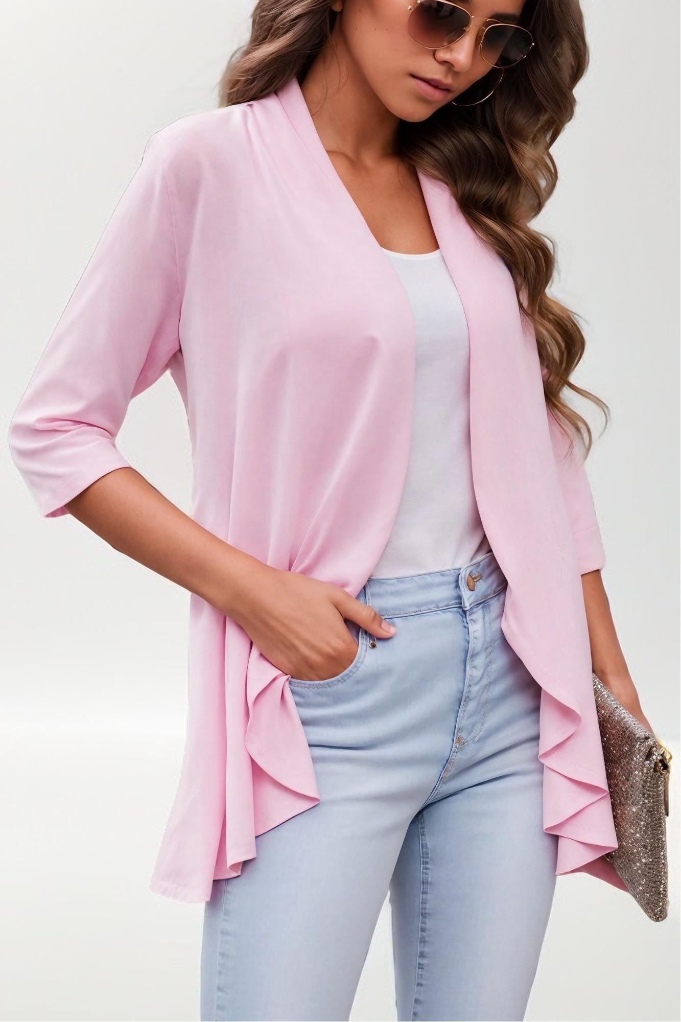 Elegance Ruffle Cardigan
