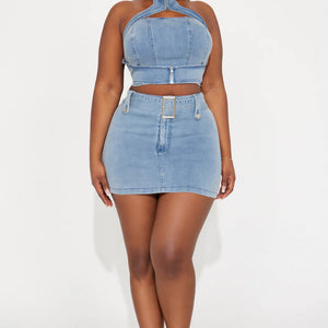 Azure Denim Co-Ord
