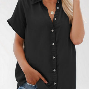 Tailored Buttoned Blouse