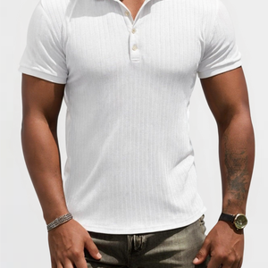 Striped Mercerized Polo