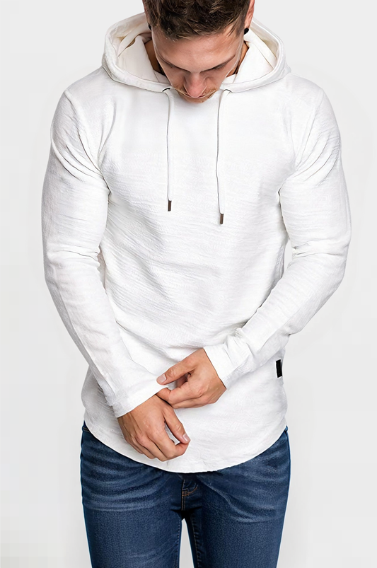Slim-Fit Hooded Sweater