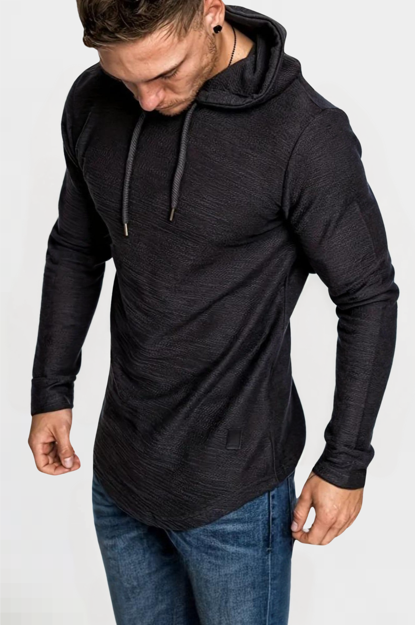 Slim-Fit Hooded Sweater