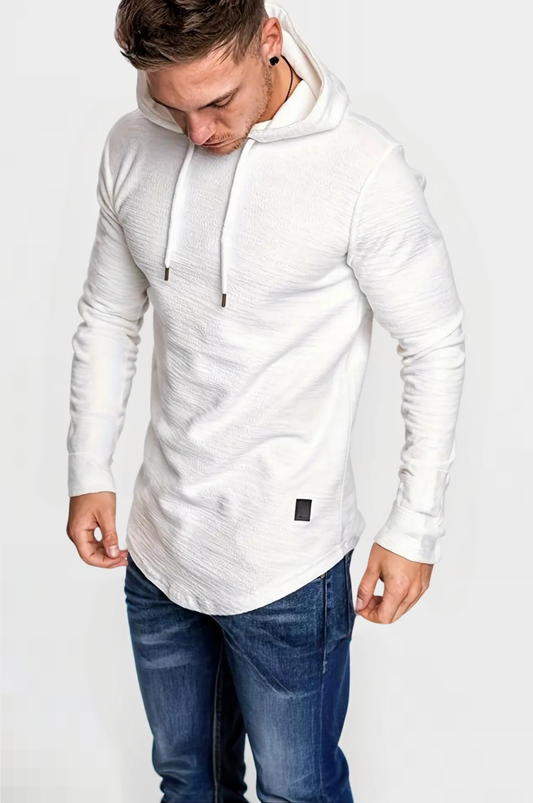 Slim-Fit Hooded Sweater