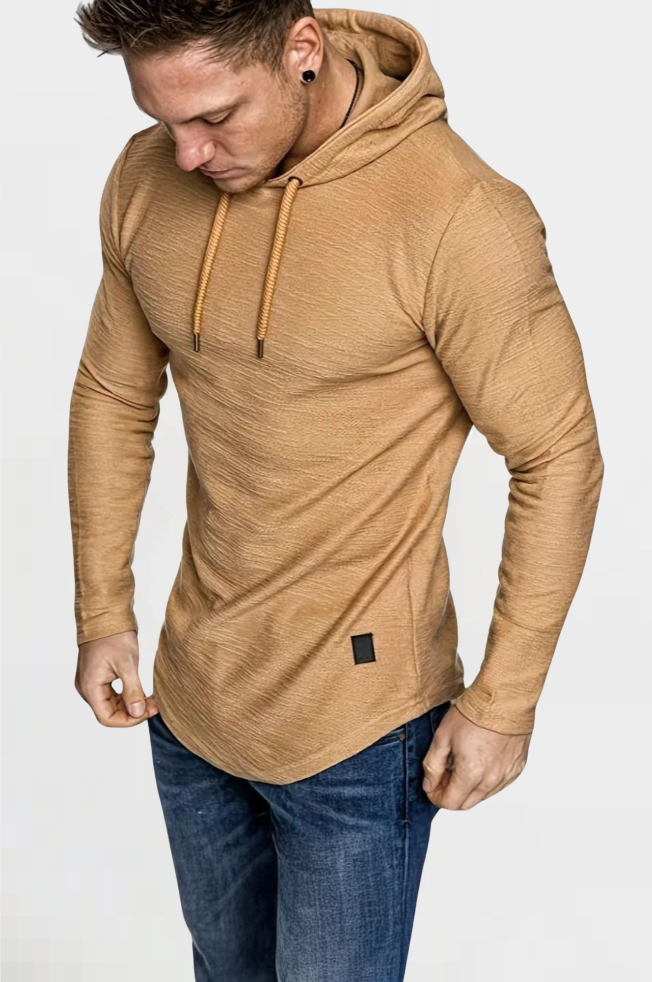 Slim-Fit Hooded Sweater