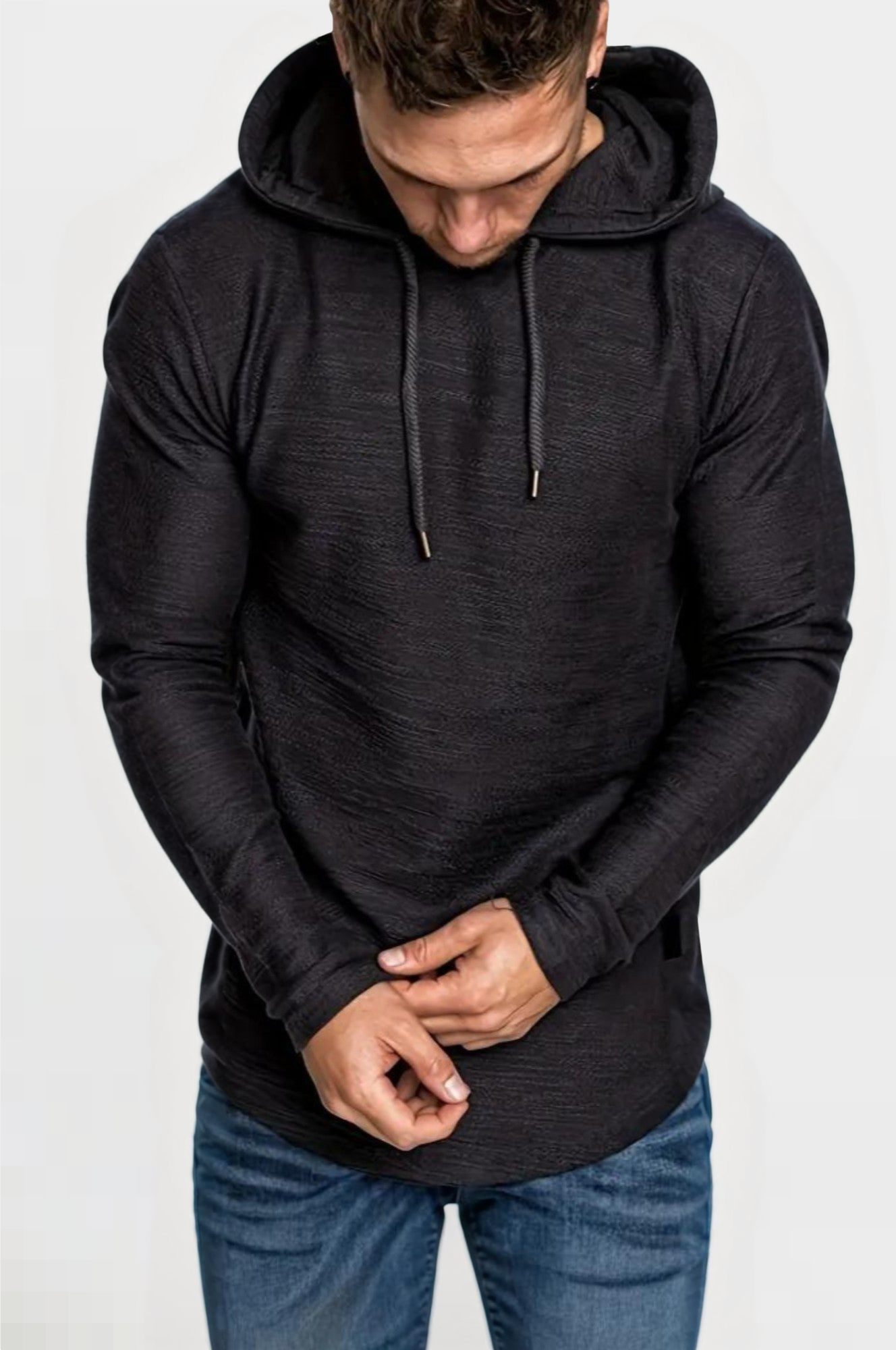 Slim-Fit Hooded Sweater