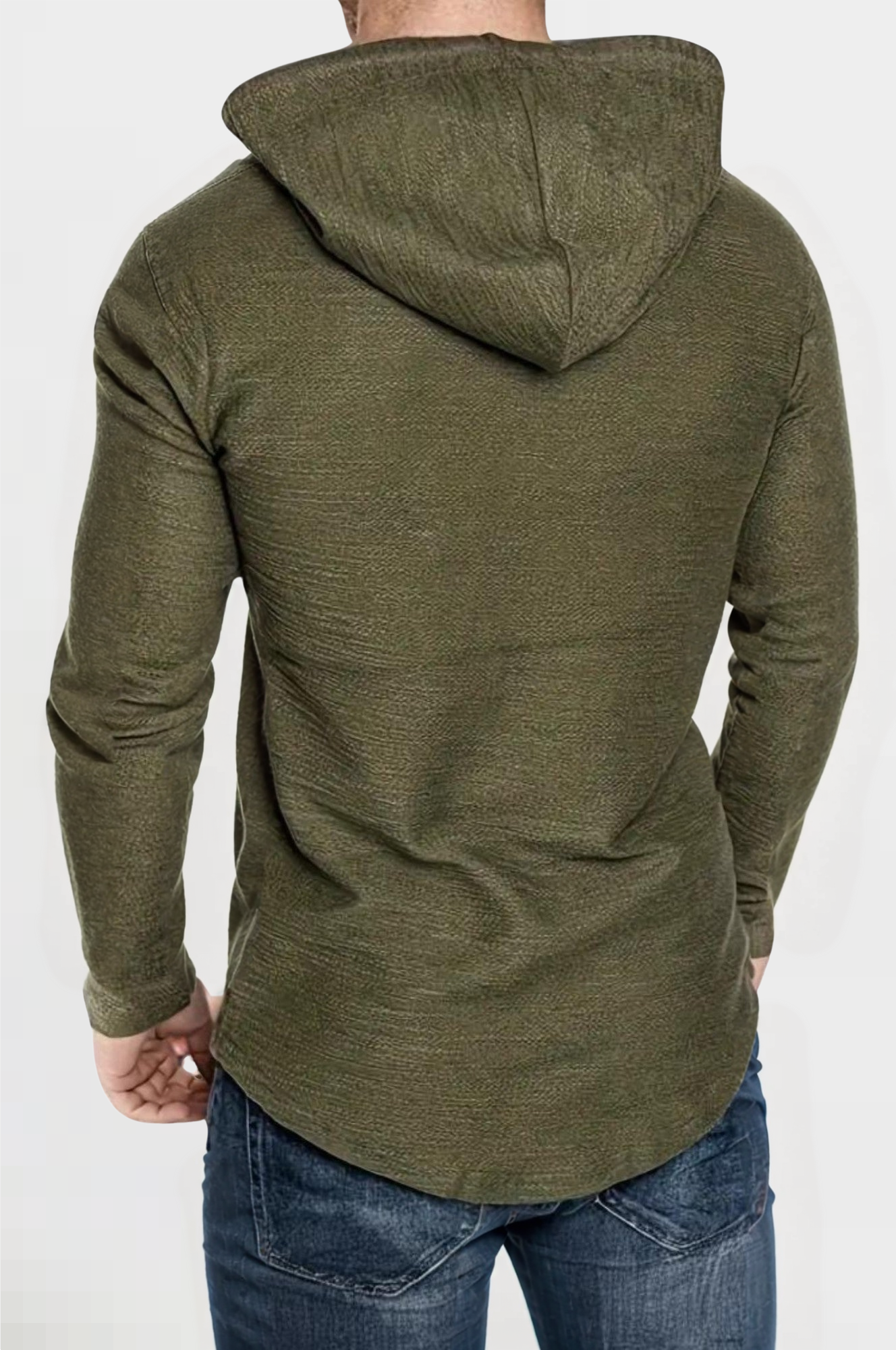 Slim-Fit Hooded Sweater