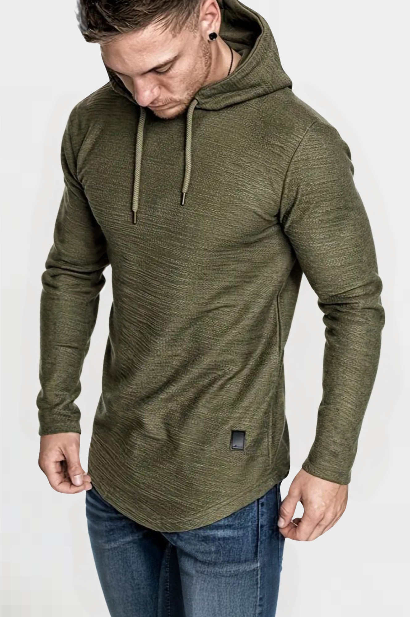 Slim-Fit Hooded Sweater