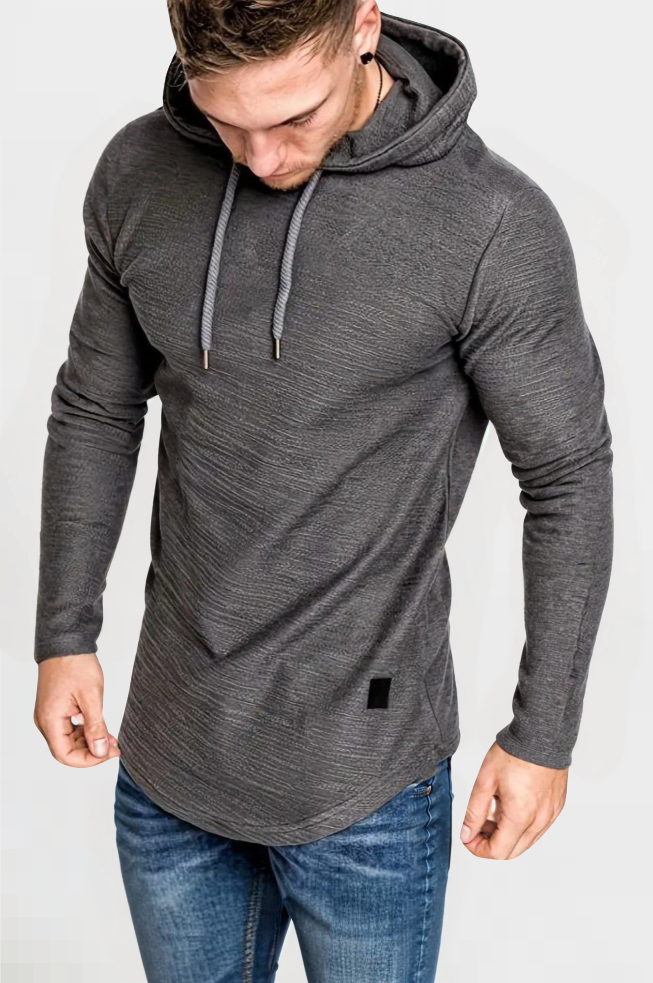 Slim-Fit Hooded Sweater
