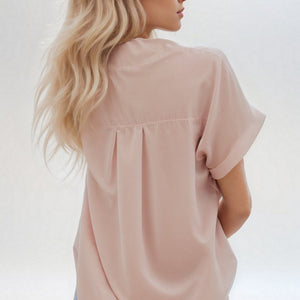 Tailored Buttoned Blouse