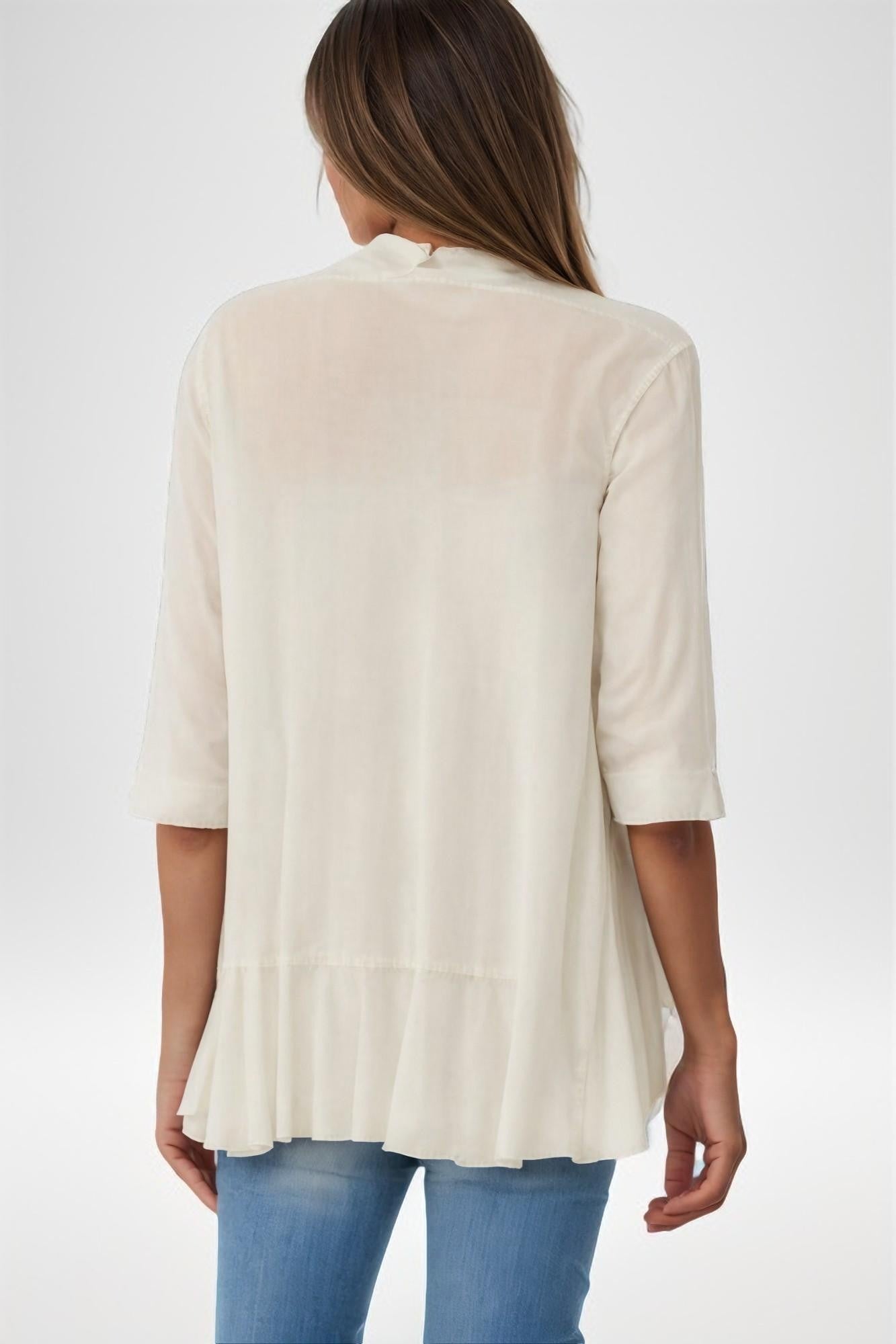 Elegance Ruffle Cardigan